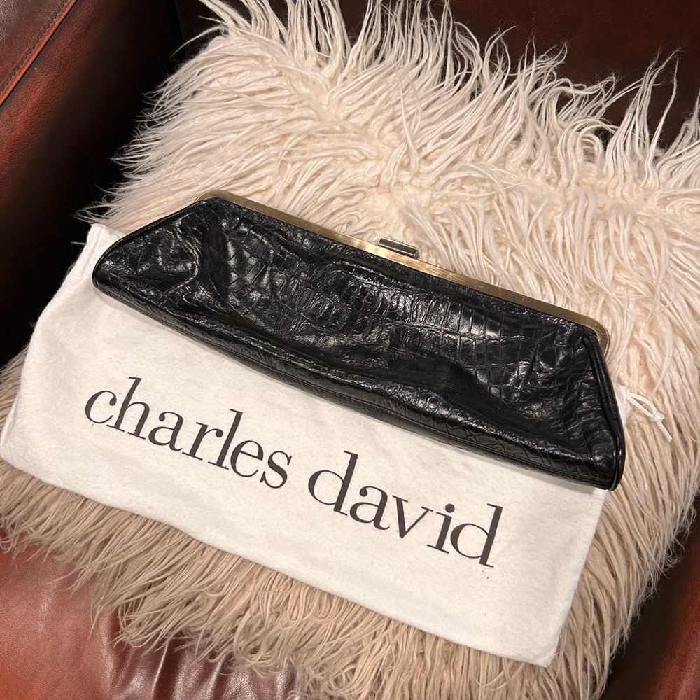 Charles David Black long clutch